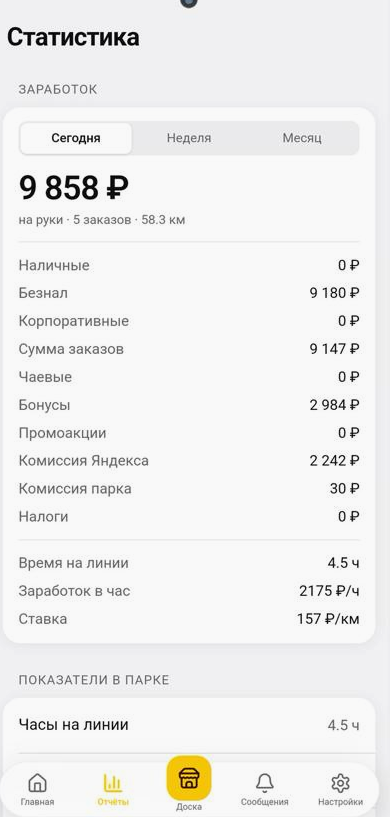 Интерфейс приложения NoTaxi